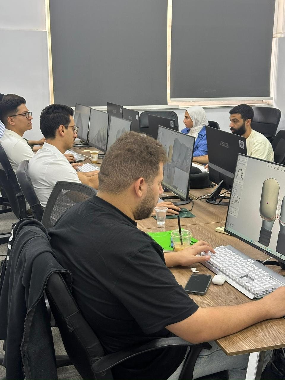 In-office training lab with digital dentistry team