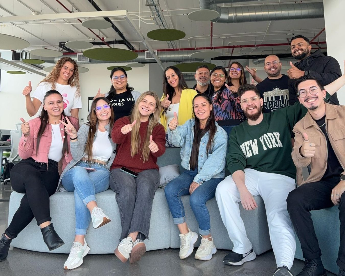 Academy group training session during an in-office professional visit