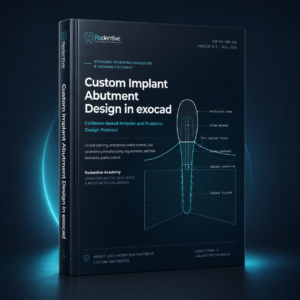 Custom Implant Abutment Design in exocad v1.1
