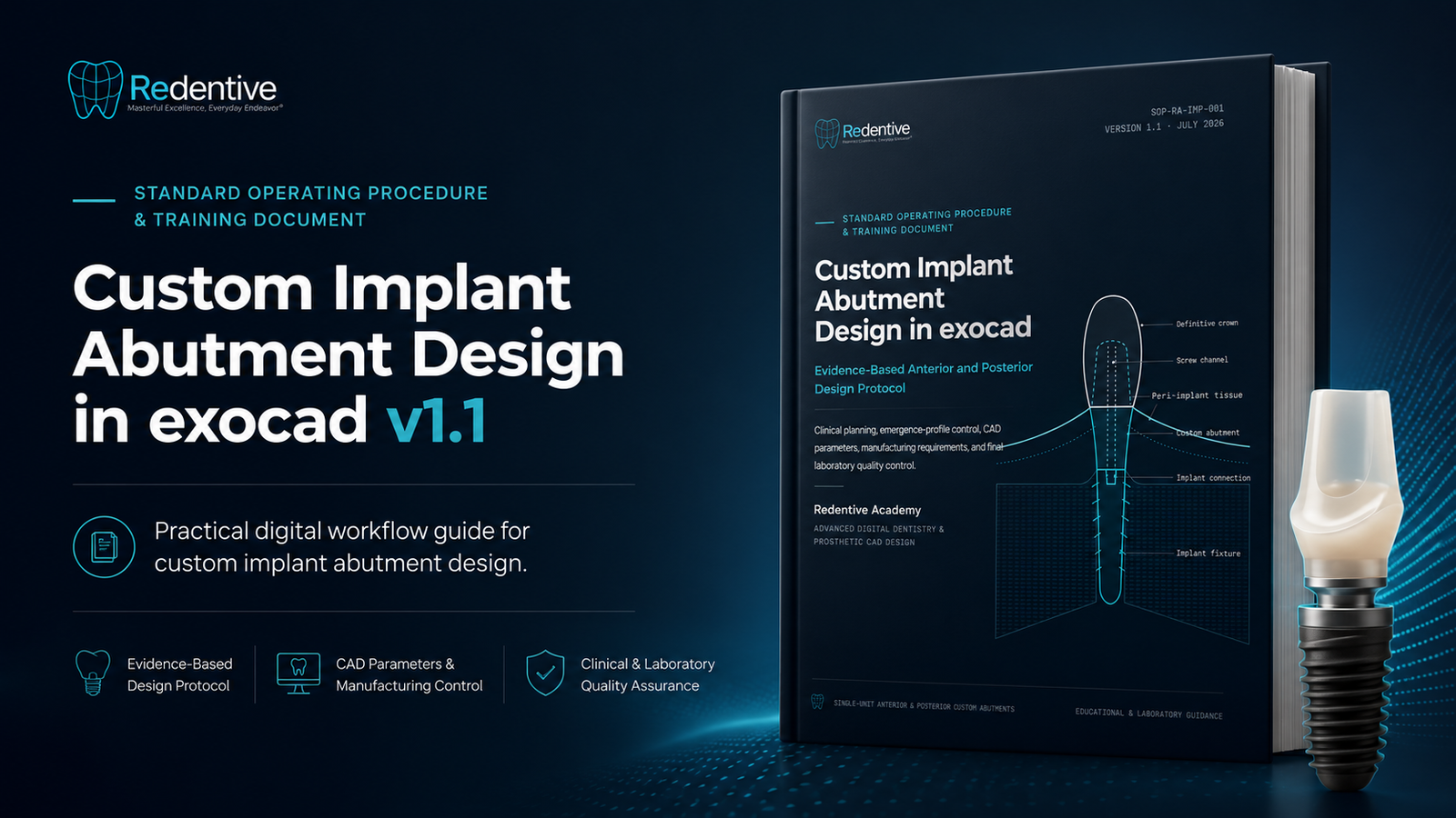Custom Implant Abutment Design in exocad v1.1 - Image 4